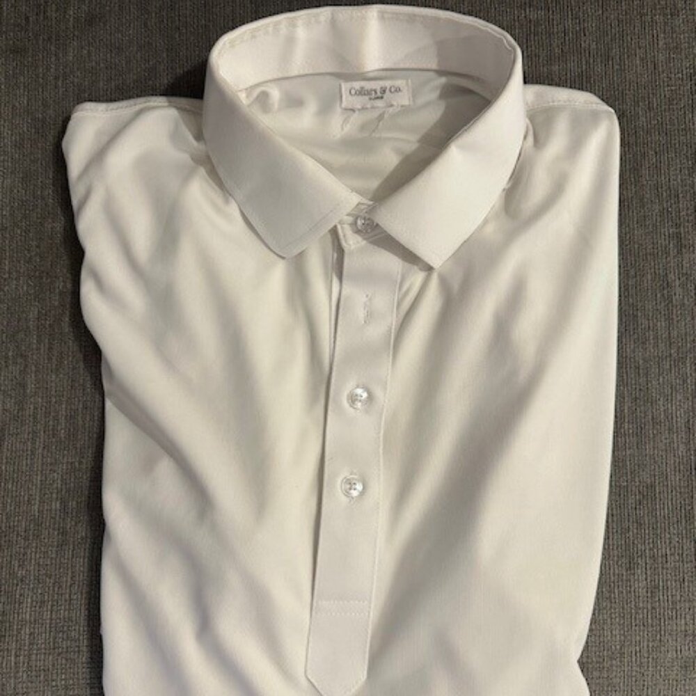 Collars & Co White Polo